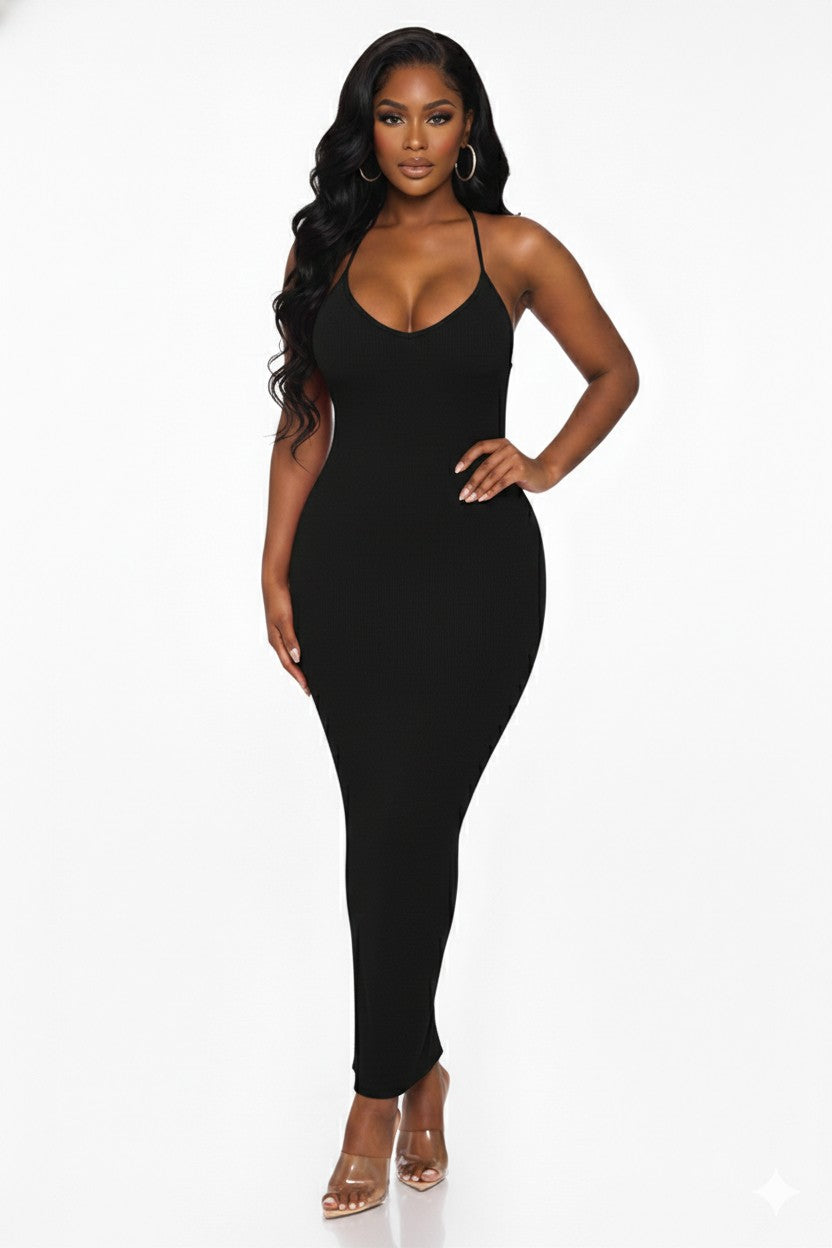 Second Skin Ribbed Maxi Dress  Pure Envy