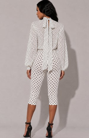 Dot The Occasion Capri Set