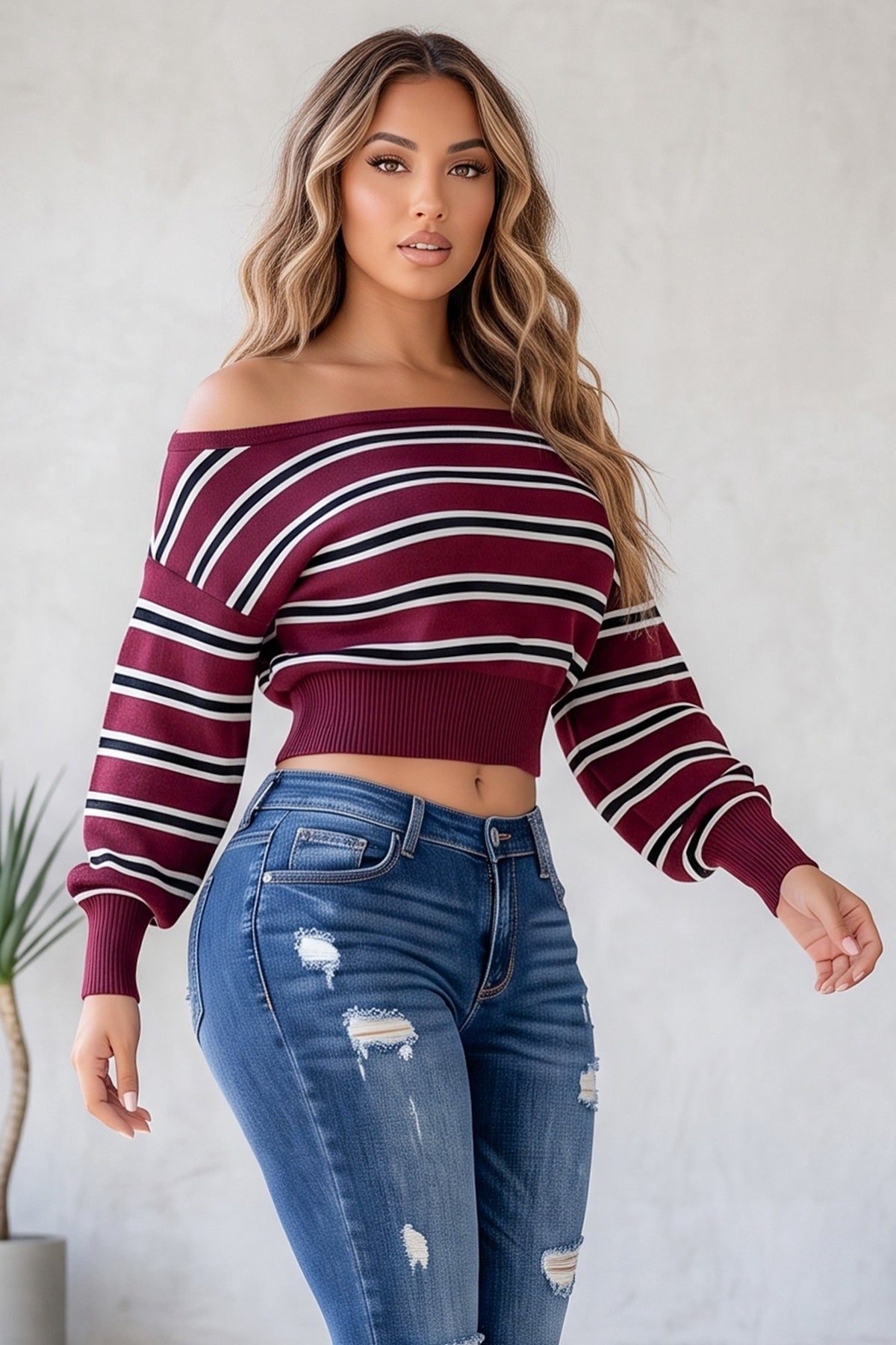 Sorrento Stripe Knit Top