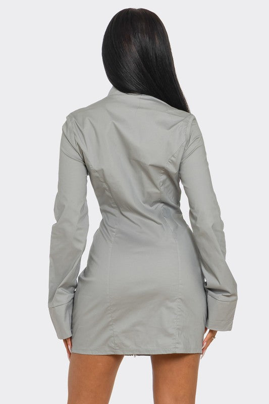 Command Zip Mini Dress