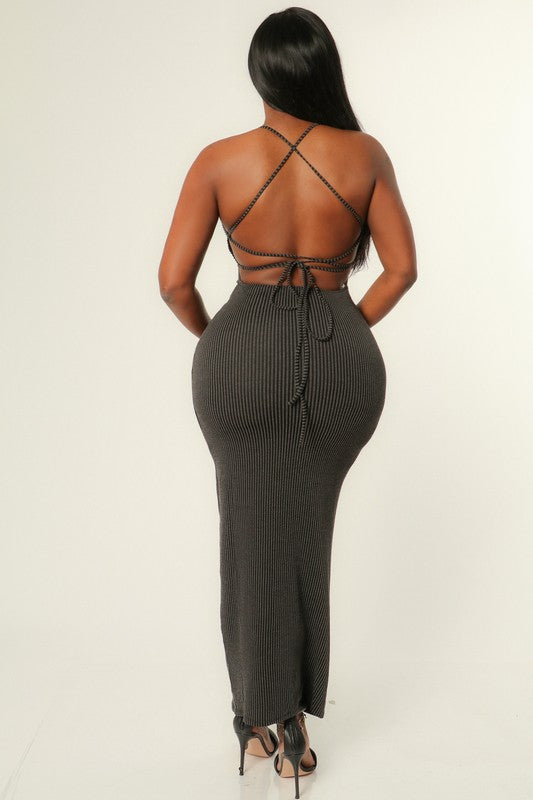 Mirage Ribbed Maxi Dress