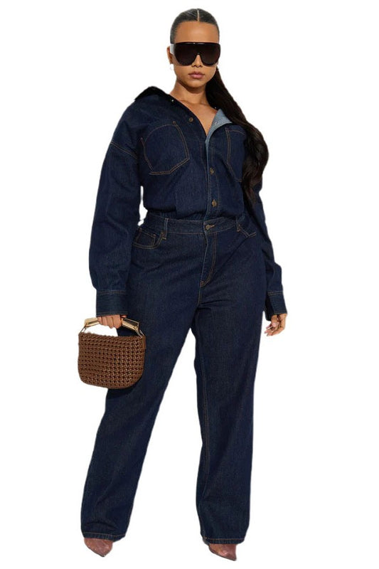 Downtown Denim Jumpsuit
