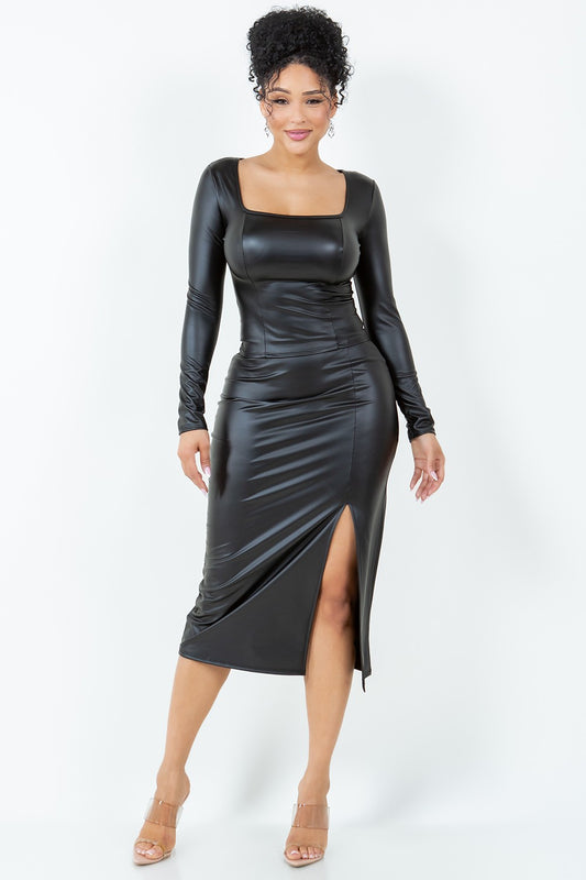 Elite Silhouette Faux Leather Set