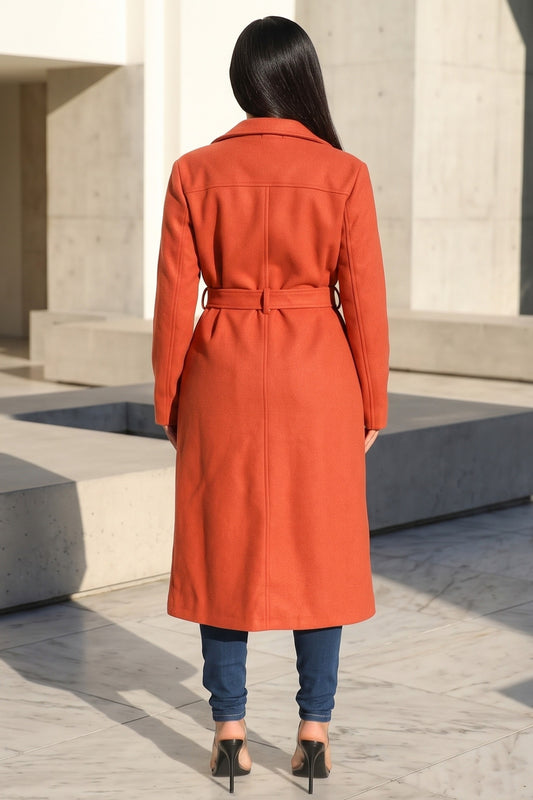 All Wrapped Up Belted Coat