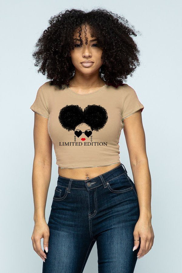 Limited Edition Graphic Crop Top