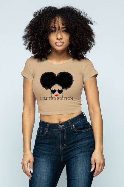Limited Edition Graphic Crop Top