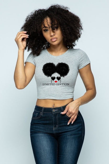 Limited Edition Graphic Crop Top