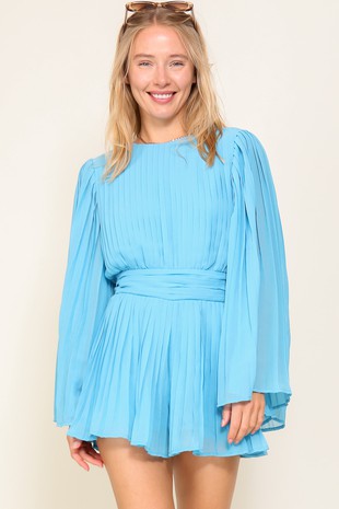 Rosalie Pleated Romper