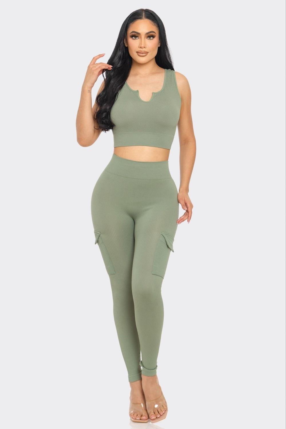 Contour Motion Cargo Legging Set