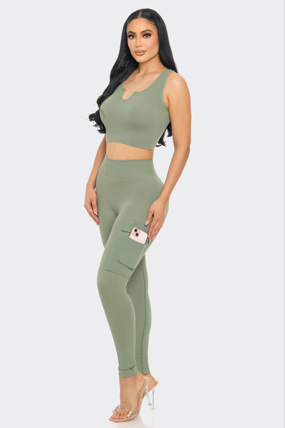 Contour Motion Cargo Legging Set