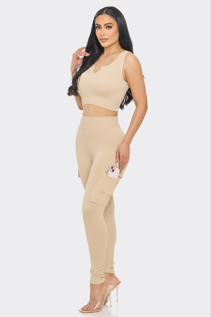 Contour Motion Cargo Legging Set