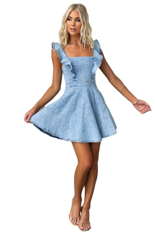 Sweet Escape Denim Mini Dress