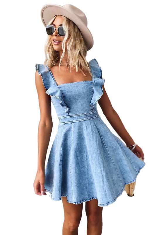 Sweet Escape Denim Mini Dress