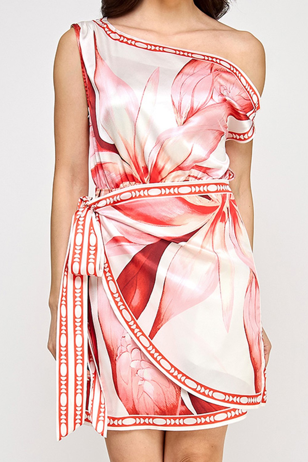 Blossom Aura  Wrap Mini Dress