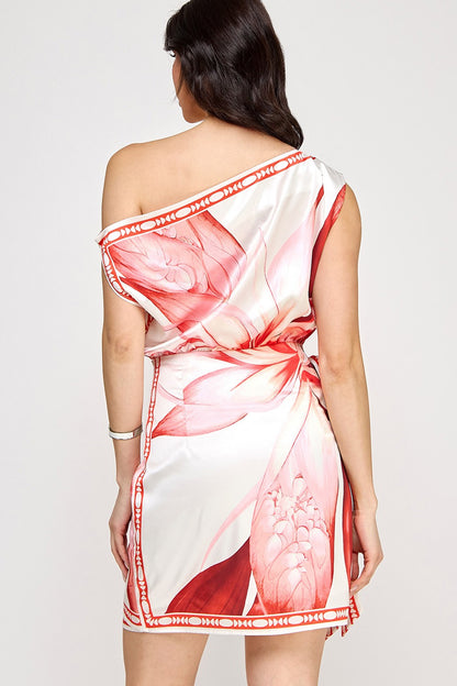 Blossom Aura  Wrap Mini Dress