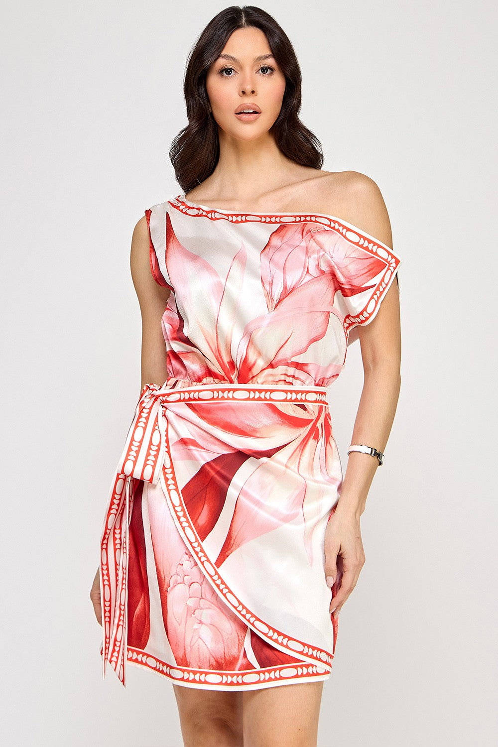 Blossom Aura  Wrap Mini Dress