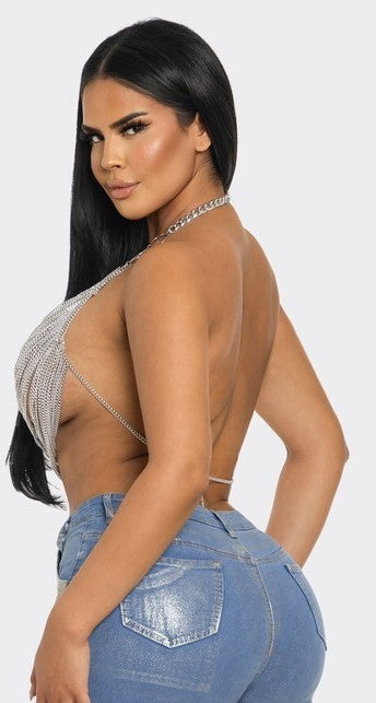 Off The Chain Halter Top