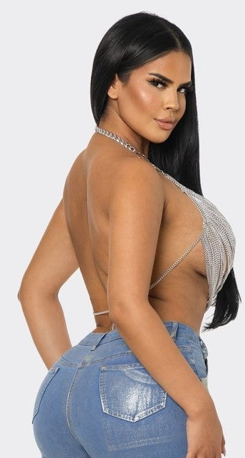 Off The Chain Halter Top