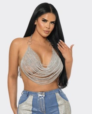 Off The Chain Halter Top