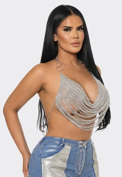 Off The Chain Halter Top