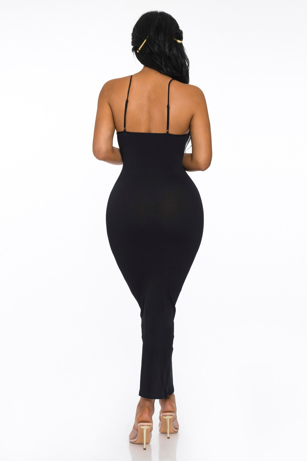 Second Skin Ribbed Maxi Dress