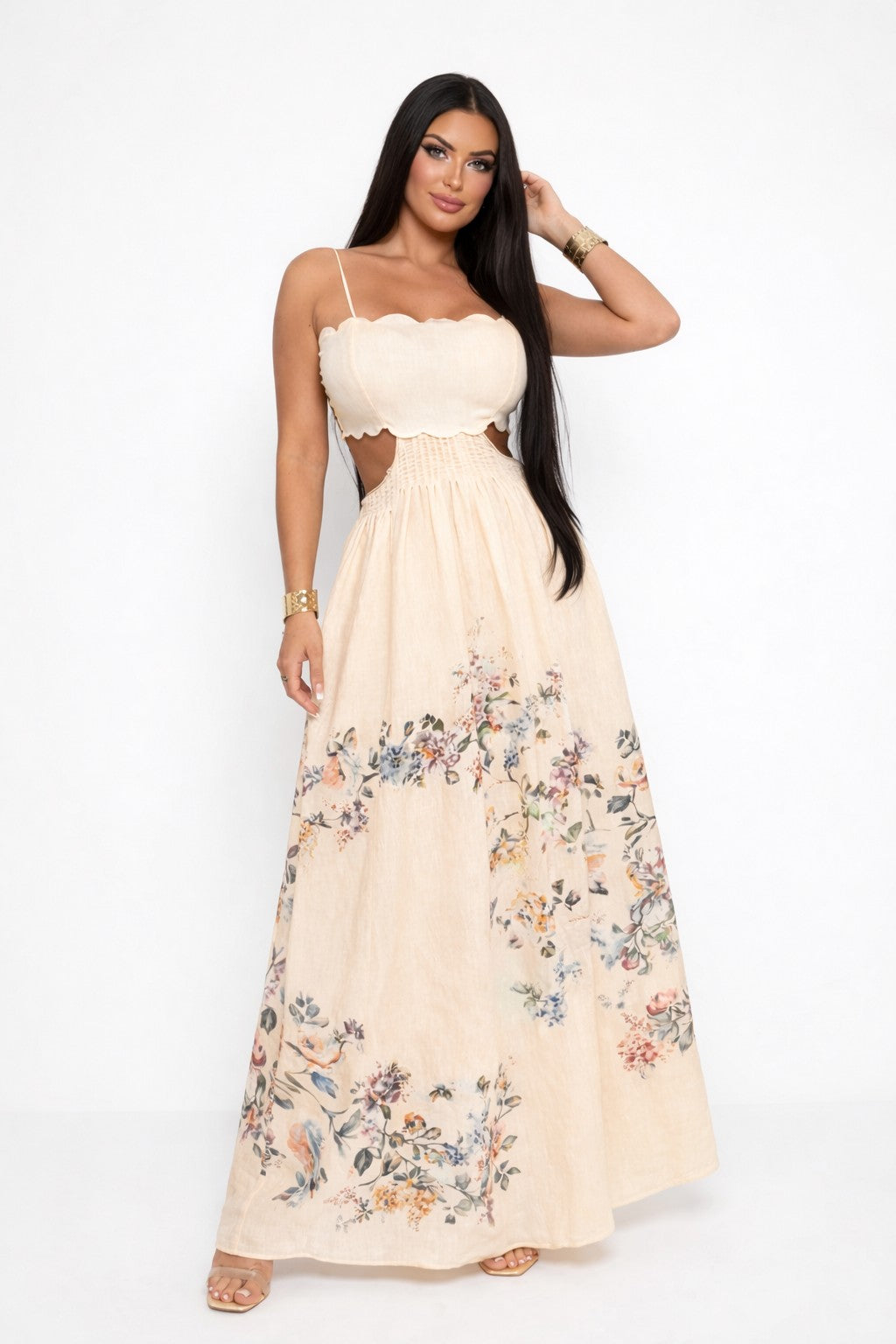 Aurelia Bloom Maxi Dress