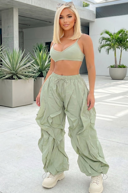 Run The Streets Ruffle Joggers