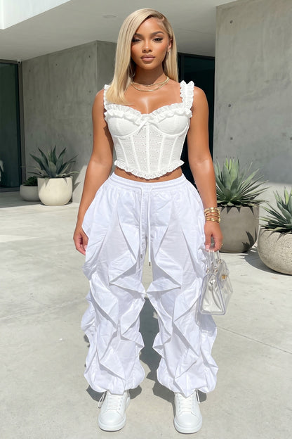 Run The Streets Ruffle Joggers