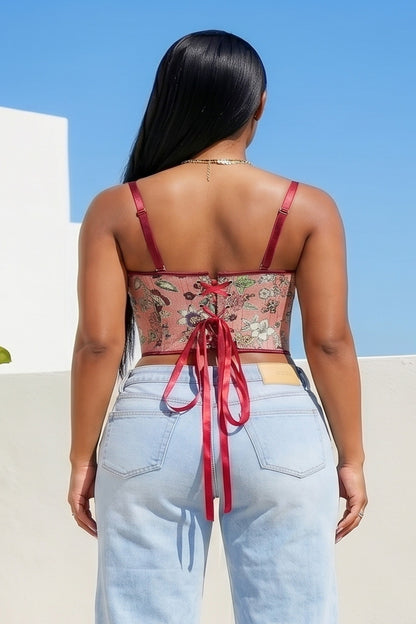 Garden Muse Corset Top
