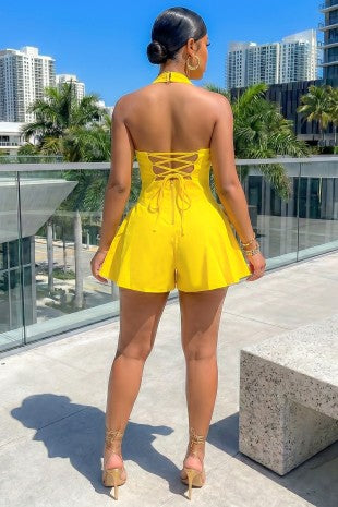 Sunshine State Flare Romper