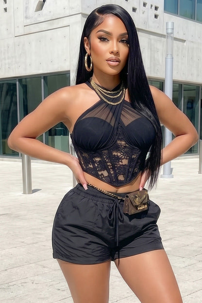 Noir Muse Corset Top