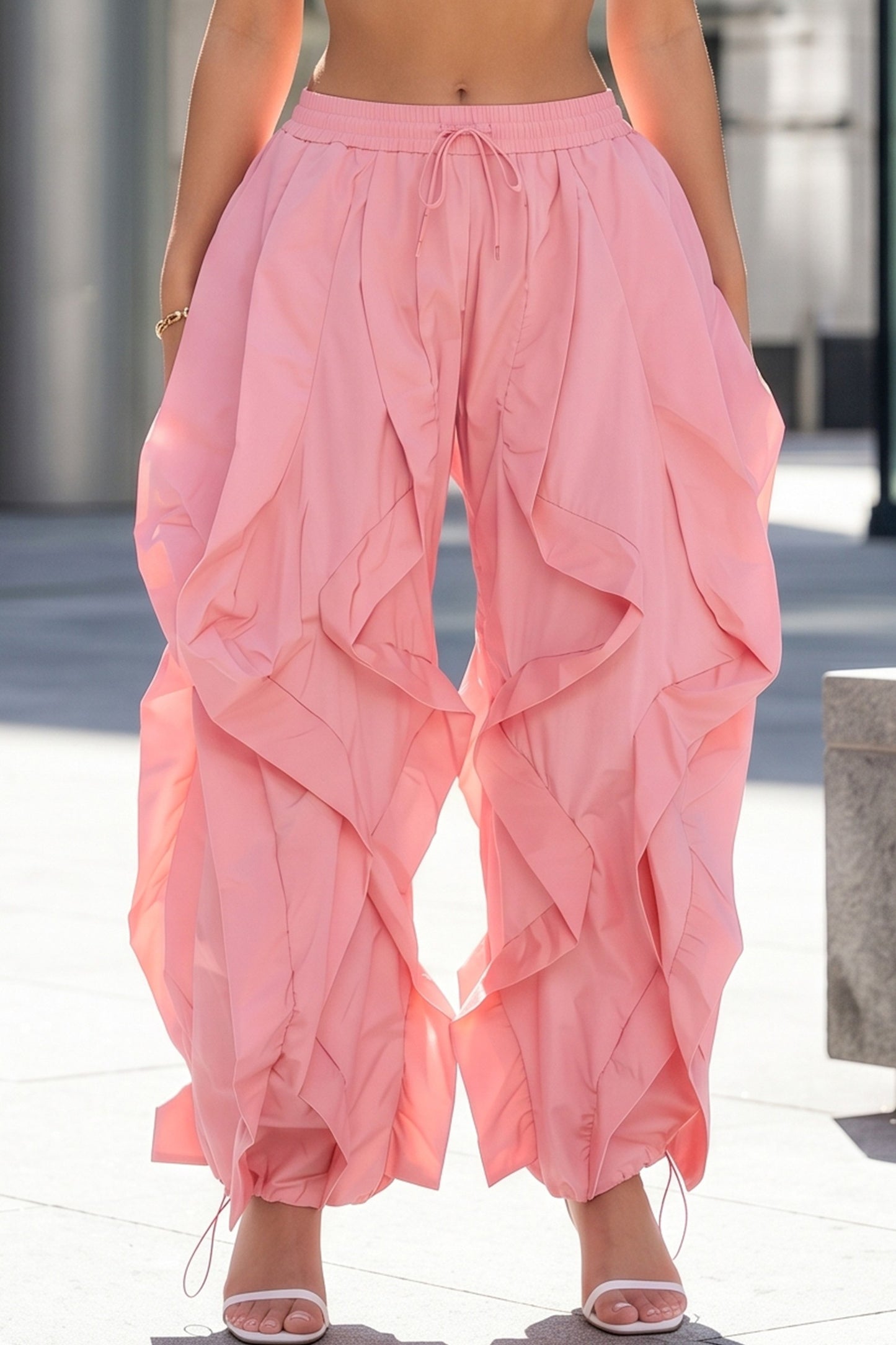 Run The Streets Ruffle Joggers