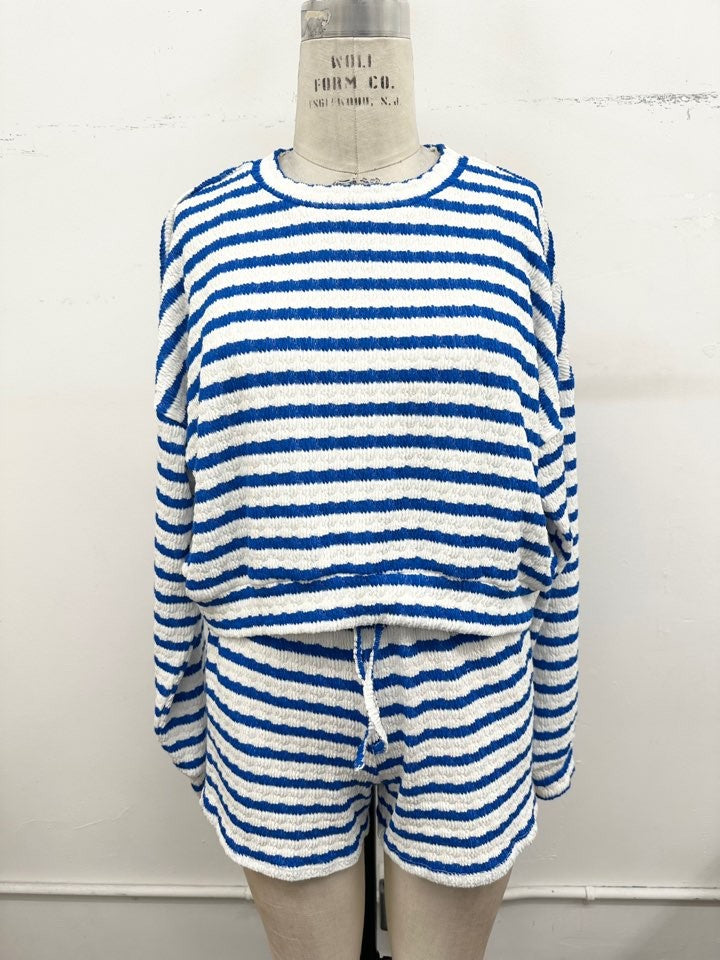 Cozy Cove Stripe Lounge Set