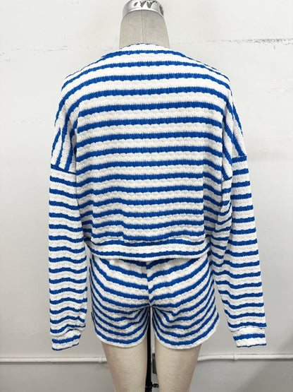 Cozy Cove Stripe Lounge Set