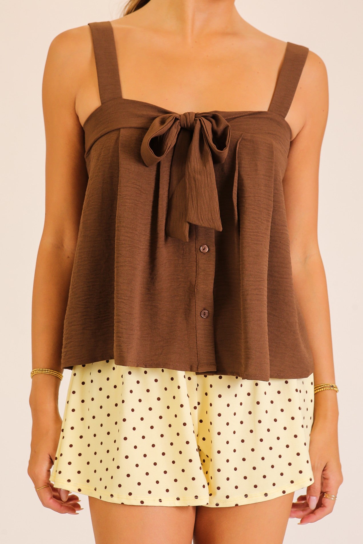 Soleil Bow Cami Top
