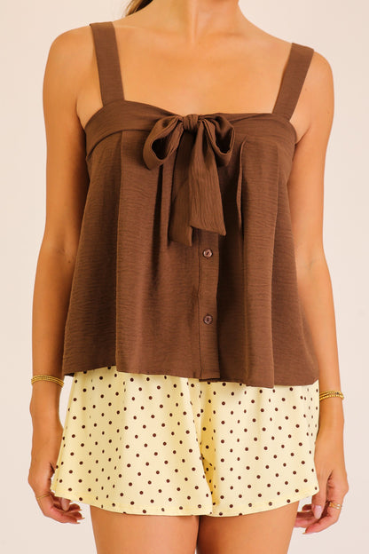 Soleil Bow Cami Top