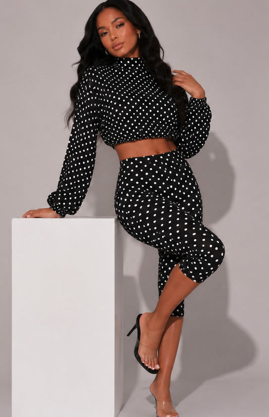 Dot The Occasion Capri Set