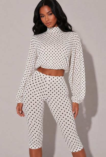 Dot The Occasion Capri Set