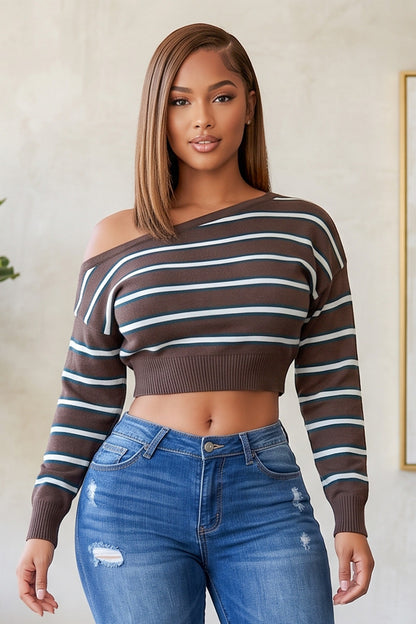 Sorrento Stripe Knit Top