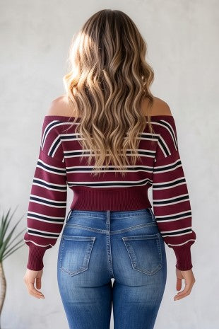 Sorrento Stripe Knit Top