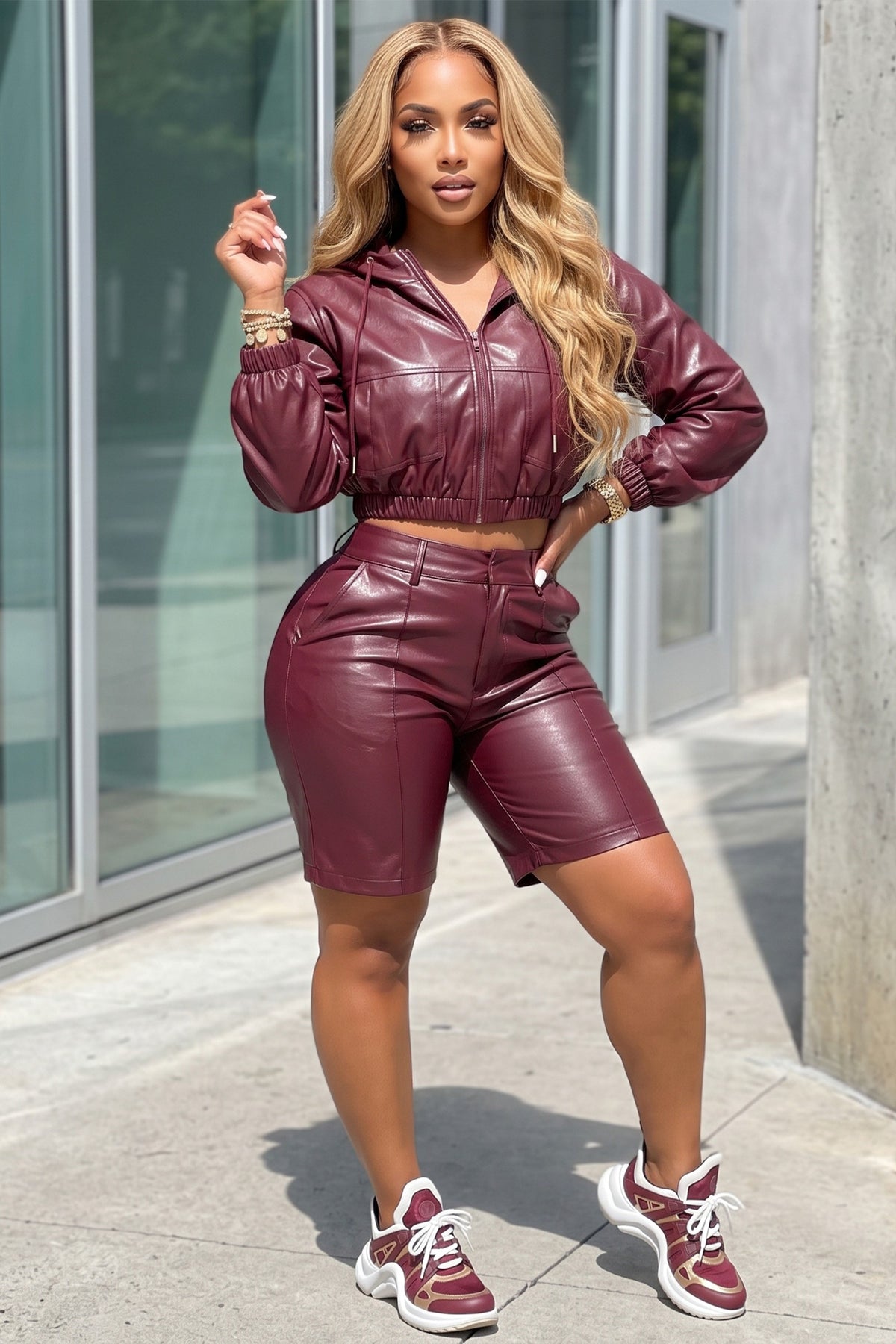 Rebel Mode Faux Leather  Set