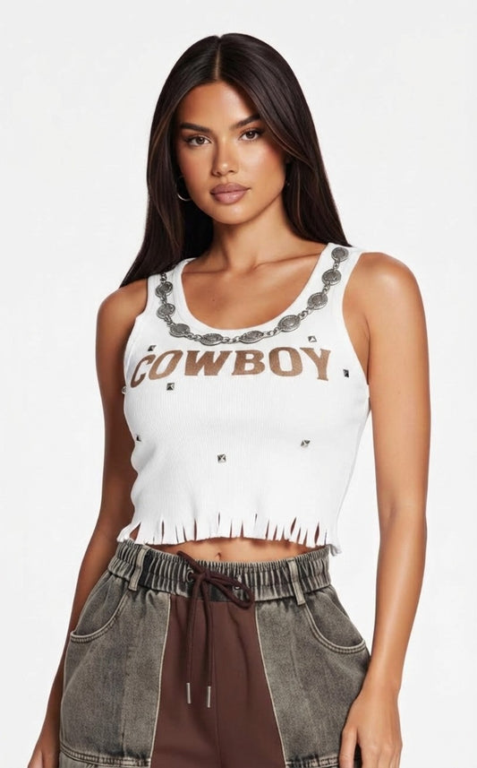 Outlaw Edge Studded Cowboy Tank