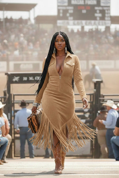 Frontier Siren Zip Dress