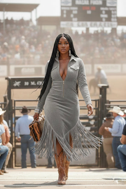 Frontier Siren Zip Dress