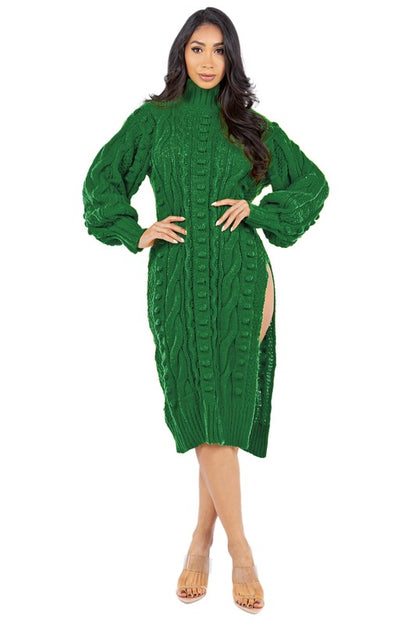 Cozy Temptation Sweater Dress