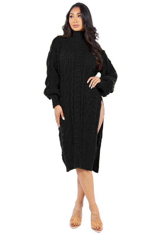 Cozy Temptation Sweater Dress