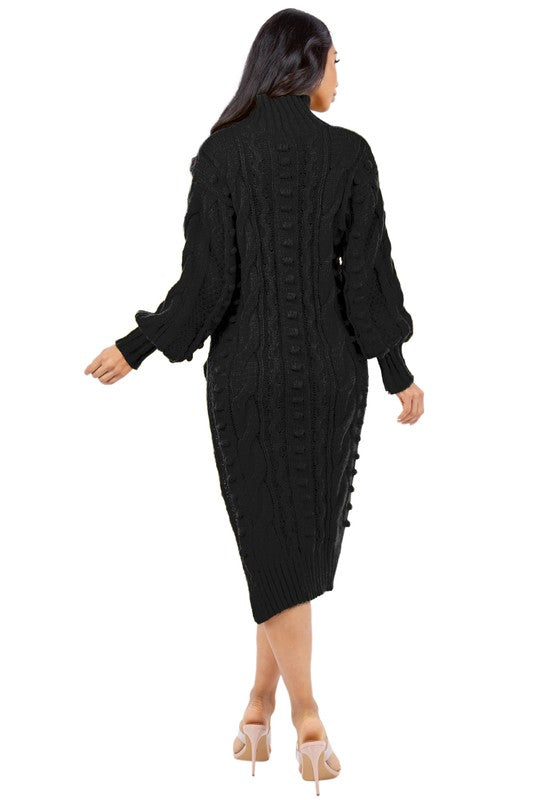 Cozy Temptation Sweater Dress