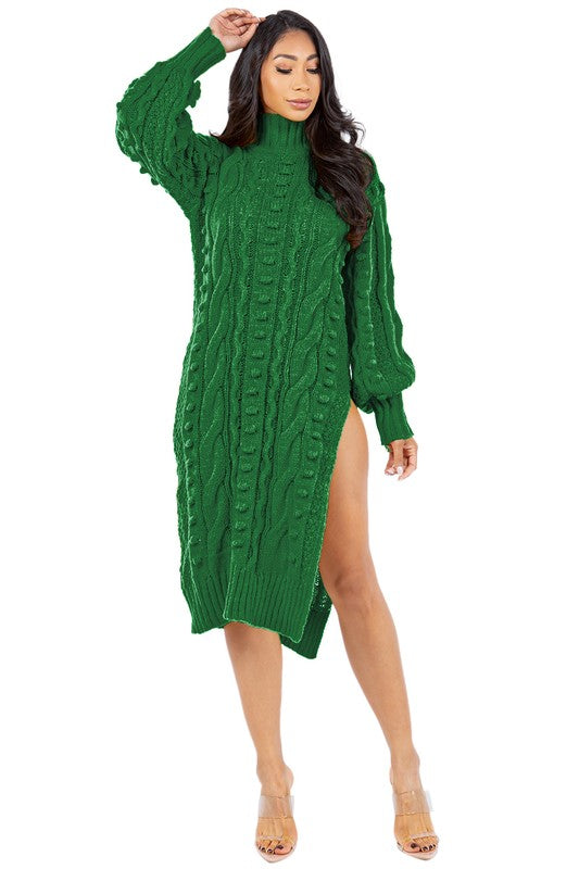 Cozy Temptation Sweater Dress