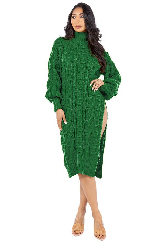 Cozy Temptation Sweater Dress