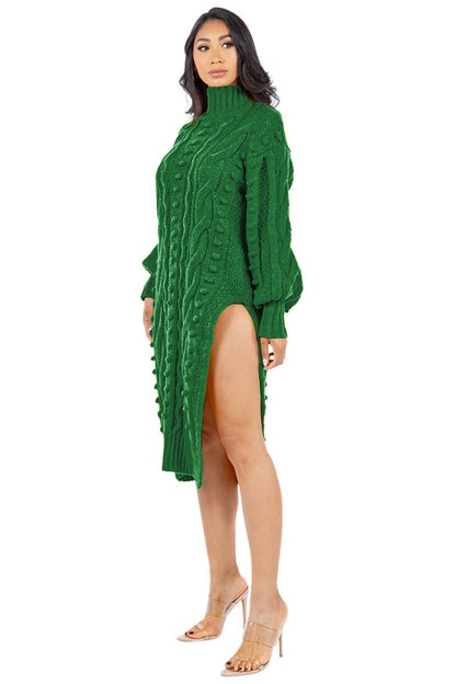 Cozy Temptation Sweater Dress